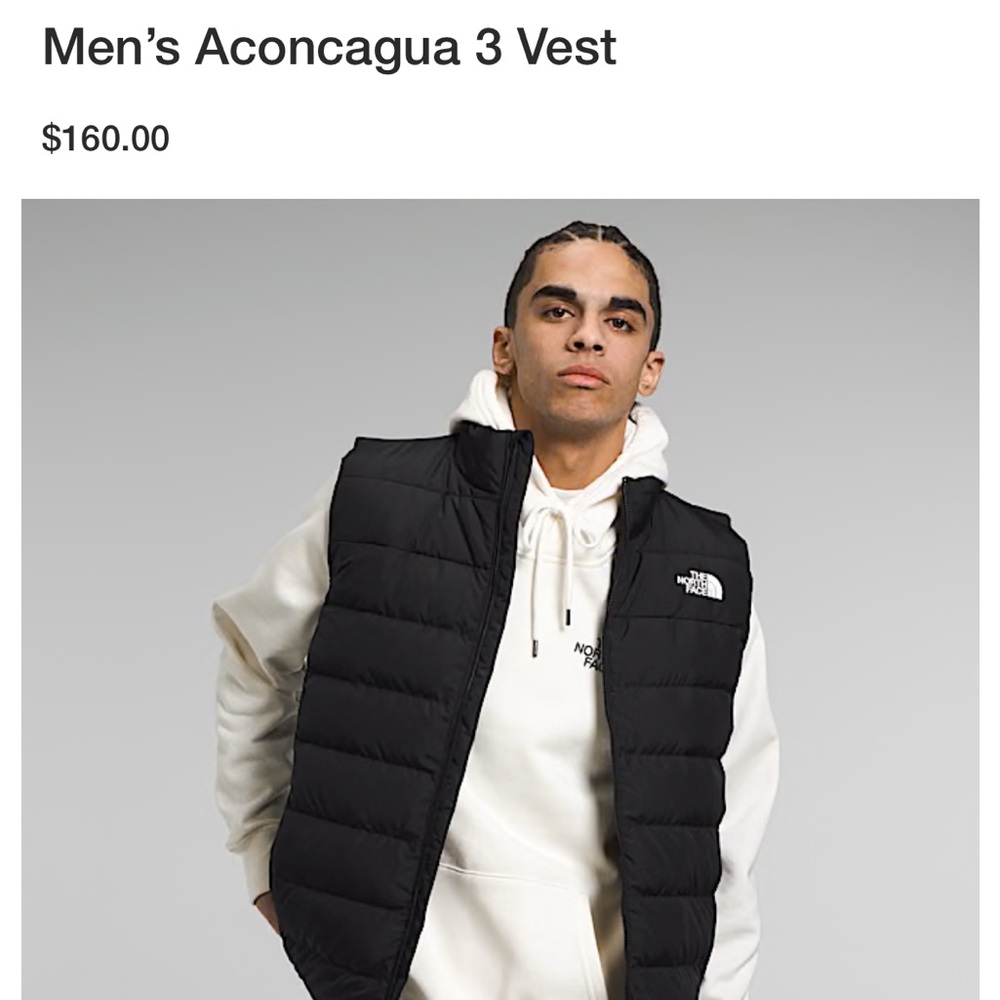 Men’s North Face Vest